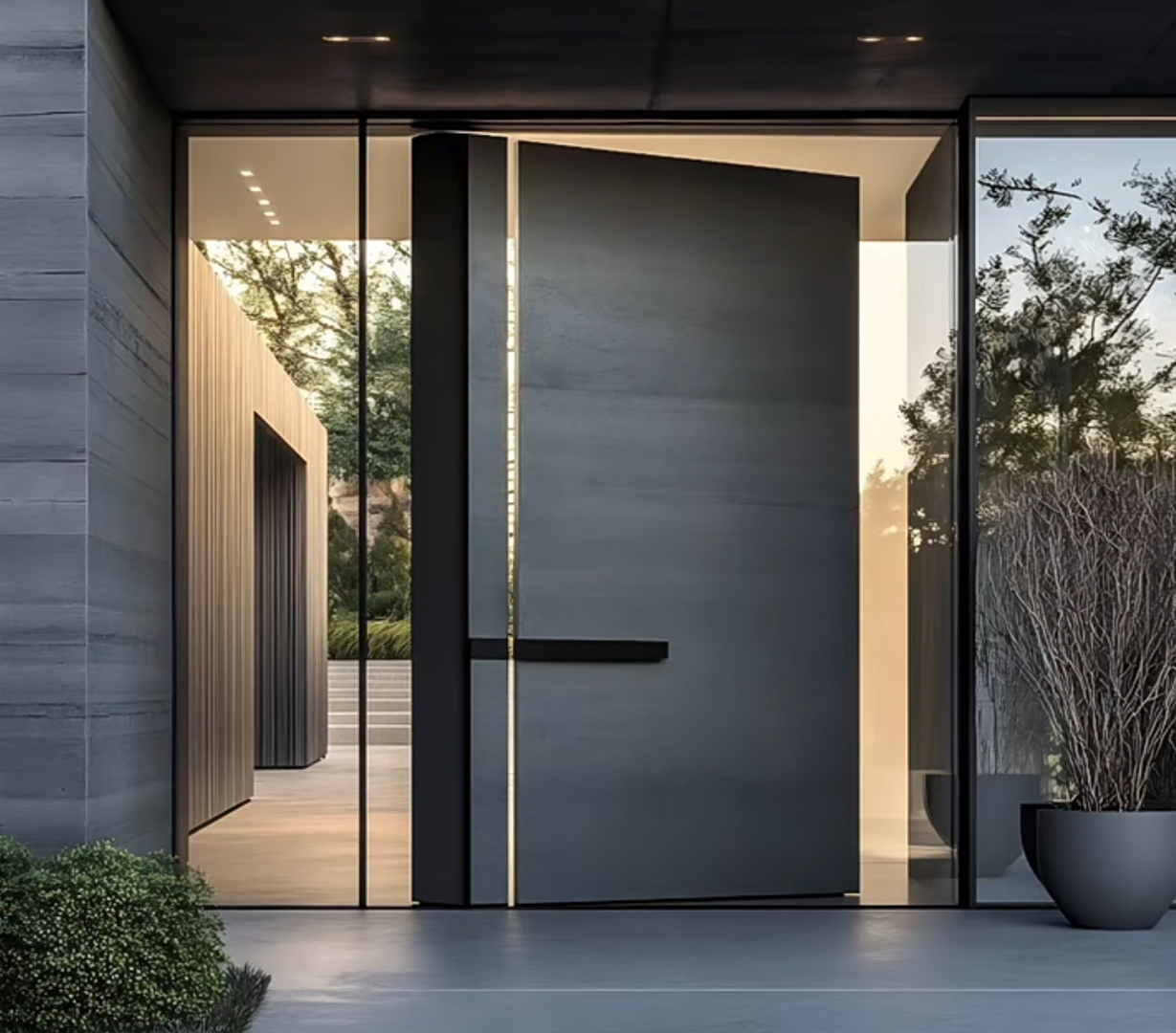 Los Angeles Hillside Private Residence Interior Door